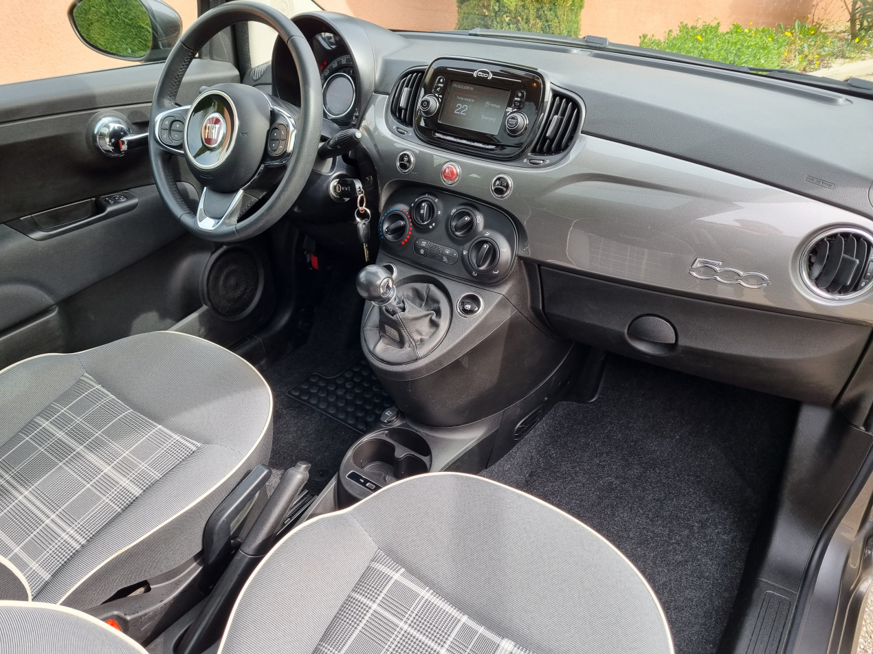 Fiat 500 1.2 Lounge - toit vitré -