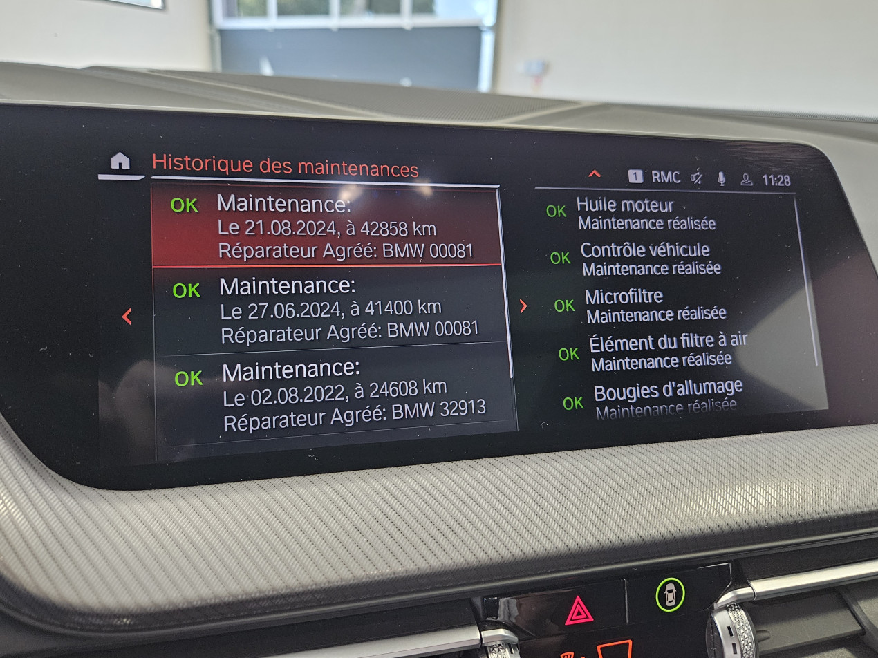 BMW Série 1 118i DKG7 Pack M Sport